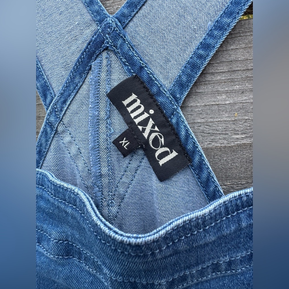 Blue Denim Overalls - Mixed by Nasrin - Picture 3 of 5